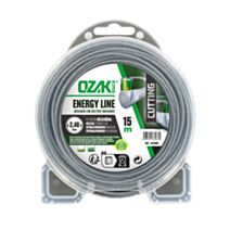Fil nylon rond Energy Line 2,4 mm - OZAKI
