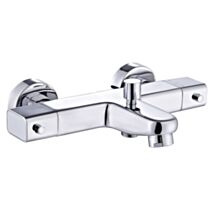 Mitigeur thermostatique bain douche Alva chromé - INVENTIV