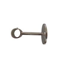 Support Plafond Barre Rideaux Œil Fermé Ø20mm Chromé Brossé - INVENTIV