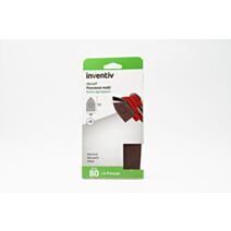 5 Patins abrasifs multi ponceuse 105x175mm Grain 80 - INVENTIV
