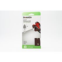 5 Patins abrasifs multi ponceuse 152x102mm Grain 80 - INVENTIV