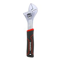 Clé à molette 250mm chrome vanadium - INVENTIV
