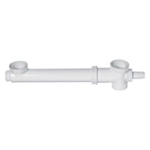 Tubulure de raccordement d'évier 2 bacs - INVENTIV