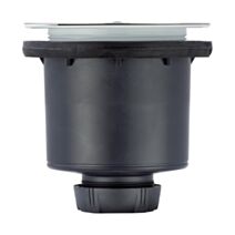 Bonde de douche Tourbillon verticale pour receveur Ø90mm - INVENTIV
