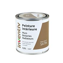 Peinture Murs Boiseries Radiateurs satin 0,5L beige crème 2 - INVENTIV