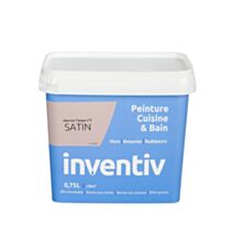 Peinture Cuisine&bain satin 0,75L marron taupe 5 - INVENTIV