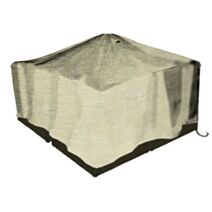 Housse salon bas 5 places V2 163x145x75cm beige - INVENTIV