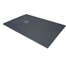Receveur extra plat Mia 160x90x3cm Graphite Texture ardoise - INVENTIV