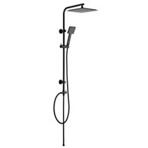 Colonne de douche sans robinetterie Apia noir - INVENTIV