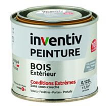 Peinture Extérieure Bois 10 ans Ivoire Satin 0,125L - INVENTIV
