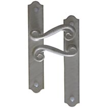 Poignées de porte bec de cane Solène blanc/or - MR BRICOLAGE