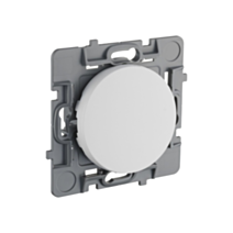 Bouton poussoir Eclipse blanc - INVENTIV