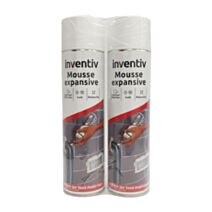 Lot de 2 mousses expansives 500 mL - INVENTIV