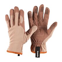 Gants de jardin Tous Travaux marron T,6 - INVENTIV