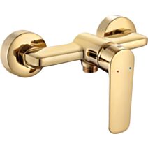 Mitigeur de douche Meca Doble Laiton Brossé - INVENTIV