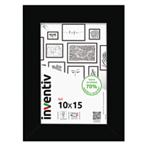 Cadre photo Isis noir 10x15cm - INVENTIV