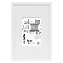 Cadre photo Isis blanc 40x60cm - INVENTIV