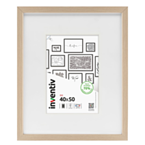 Cadre photo Isis naturel 40x50cm - INVENTIV