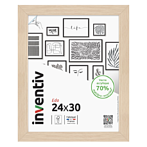 Cadre photo Eda naturel 24x30cm - INVENTIV