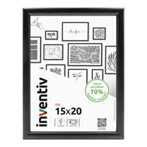 Cadre photo Iza noir 15x20cm - INVENTIV