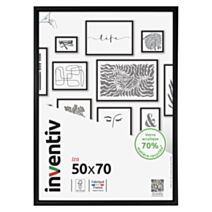 Cadre Iza bois 50x70cm noir - INVENTIV