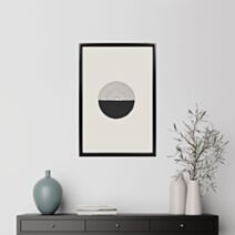 Cadre Iza bois 40x60cm noir - INVENTIV
