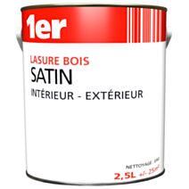 Lasure bois satin chêne clair 2,5L - 1ER