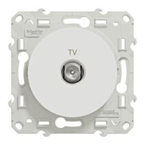 Prise tv à assembler Odace blanc - SCHNEIDER ELECTRIC