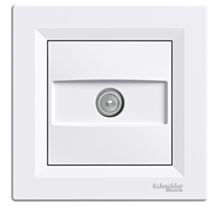 Prise tv Asfora blanc - SCHNEIDER ELECTRIC