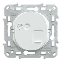 Prise rj45 à assembler Ovalis blanc - SCHNEIDER ELECTRIC