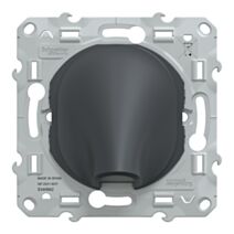 Sortie de câble à assembler Ovalis anthracite - SCHNEIDER ELECTRIC