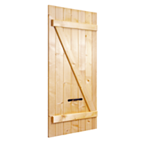 Kit Volet battant bois 118x62cm recoupable