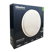Hublot garage LED rond IP65 15W 25cm blanc - TIBELEC
