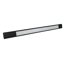 Réglette LED aluminium noir dimmable CCT 8W 60cm - TIBELEC