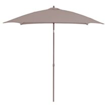 Parasol fibre de verre taupe 2X2 - PRO LOISIRS
