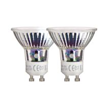 2 ampoules SMD LED culot GU10 520Lm 75W 4000K Blanc neutre