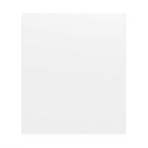 Façade Luna blanc mat 18mm 713x600 pleine - RBSISTEMS