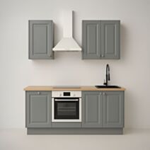 Fileur angle Liath MDF revêtu PVC 713x100 gris 2 parties - RBSISTEMS