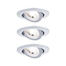 Encastré orientable 70° D.82mm LED intégrée x3 4,8W 580lm 3000K chrome 230V - PAULMANN