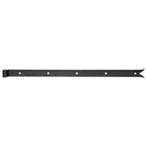 Penture bout queue de carpe Ø14mm 3,5x70cm noir - ALBERTS