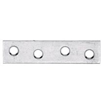 Platine d'assemblage 14x60x1,75mm Ø4,5mm 4 trous - ALBERTS