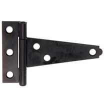 Penture Anglaise légère + goupille rivetée Ø5,5mm 2,9x7,5cm noir - ALBERTS