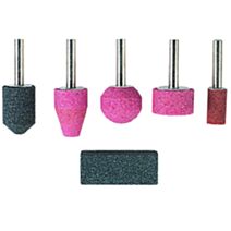 Meules x5 sur tige queue ronde ø6mm - WOLFCRAFT