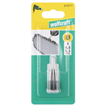 Jeu de 3 meules tige - WOLFCRAFT