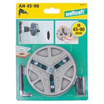 Scie cloche réglable Ø45–90mm - WOLFCRAFT