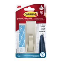 Crochet moderne métal enlevable Grand modèle - 3M
