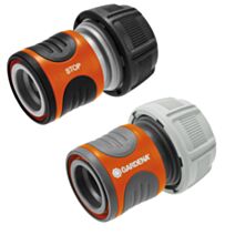 Raccords rapide + aquastop 19mm