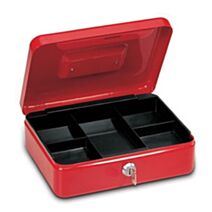 Caissette à monnaie 2 20 x 16 x 9 cm rouge - ELEGANT