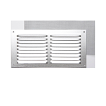 Grille aluminium argent moustiquaire 20x30cm - FEPRE