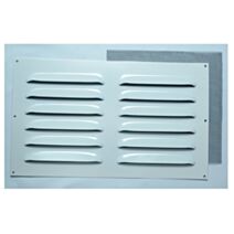 Grille d'aération renforcée aluminium blanc 30x50cm - FEPRE